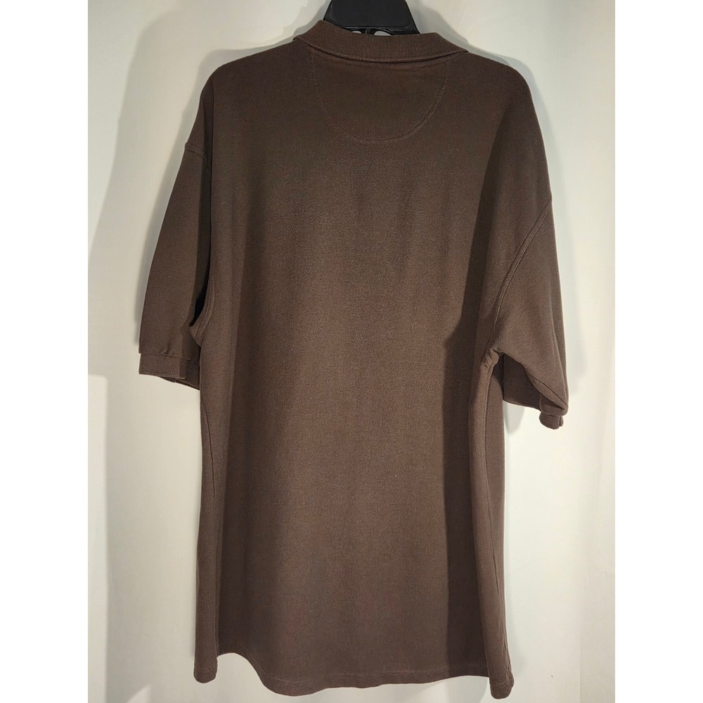 Hard Rock Hotel Polo Shirt Mens 2XL Brown Excellent Seminole Hollywood Florida - Picture 4 of 4